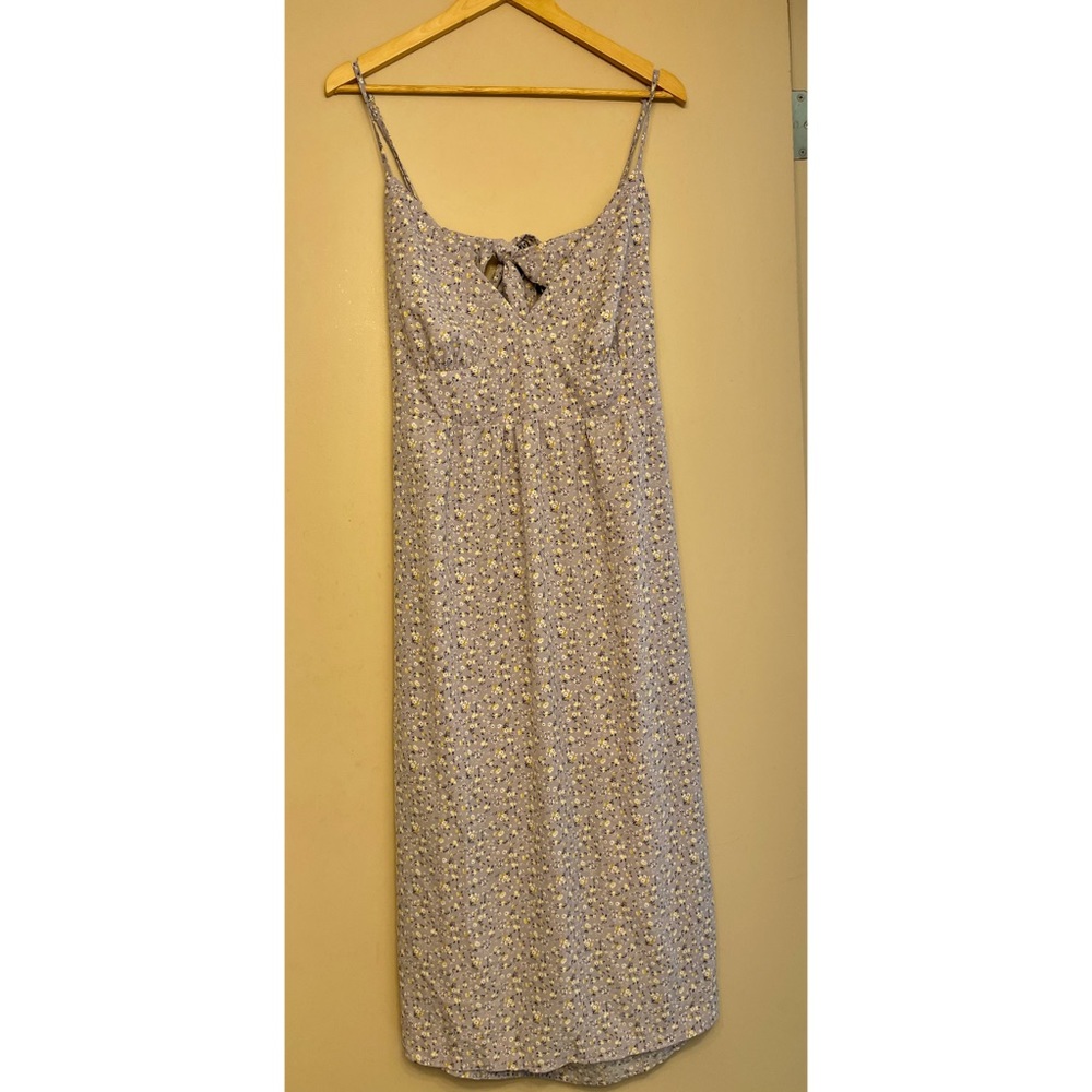 Plus Size Tie Back Midi Dress 2X
